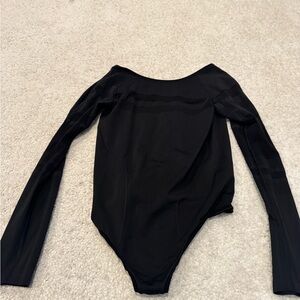 Lululemon Black Long-Sleeve body suit